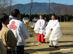 とんど前の神事C